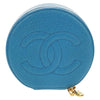 Secondhand Chanel Vintage Timeless Round Jewelry Case Caviar