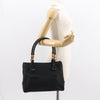 Gucci Vintage Bamboo Handle Bag Canvas
