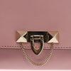 Valentino Garavani Demilune Flap Satchel Leather