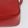 Secondhand Celine Shoulder Bag Red Leather Bags