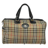 Secondhand Burberry Nova check boston bag