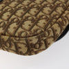Christian Dior Vintage CD Flap Shoulder Bag Canvas