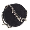 Secondhand Chanel Star Round Clutch with Chain Quilted Suede with Crystal Embellished Charms