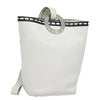 Secondhand Celine Circle logo White Leather Bags
