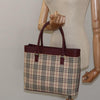 Secondhand Burberry Nova Check Tote Canvas and