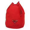 Secondhand Prada Vela Drawstring Bucket Pouch Tessuto
