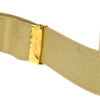 Secondhand Chanel Logo Suspenders Beige