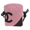 Chanel Cambon Zip Pouch Quilted Leather