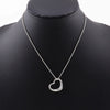 Secondhand Tiffany & Co. Elsa Peretti Open Heart Pendant Necklace Sterling
