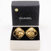 Secondhand Chanel Vintage Diamond Clip-On Earrings Gold-plated