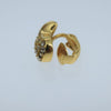 Secondhand Christian Dior CD Tribales Drop Clip On Earrings Metal with Faux Pearls
