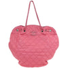 Chanel Cocomark Drawstring Tote Quilted Caviar