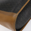 Christian Dior Vintage Honeycomb Flap Crossbody Bag Canvas and Leather