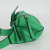 Secondhand Loewe Puzzle Bumbag Green Leather Bags