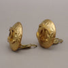 Secondhand Chanel Vintage CC Round Clip-On Earrings