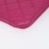 Secondhand Chanel O Case Clutch Quilted Caviar