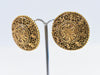 Secondhand Chanel Vintage Round CC Clip-On Earrings