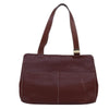 Secondhand Burberry Handle Tote Brown Leather Accessories