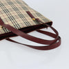 Burberry Nova Check Tote Canvas and Leather