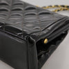Secondhand Chanel Vintage Chain Frame Bag Quilted Patent