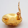 Secondhand Chanel Vintage CC Round Button Clip-On Earrings