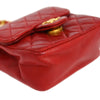Chanel Vintage Square CC Flap Chain Belt Bag Quilted Lambskin
