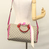 Secondhand Gucci Convertible Boston Bag Embroidered GG