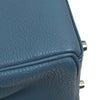 Hermes Contour Kelly Bag Blue Epsom with Gold Hardware