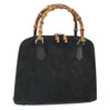 Secondhand Gucci Vintage Bamboo Top Handle Bag Seude