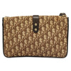 Christian Dior Vintage Trotter Shoulder Bag Canvas
