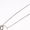 Secondhand Tiffany & Co. Elsa Peretti Double Loop Pendant Necklace Silver 925