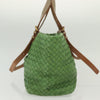Secondhand Bottega Veneta Intrecciato Green Leather Bags
