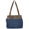 Chanel Vintage CC Tote Denim with Leather