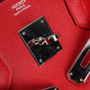 Hermes Birkin Handbag Red Epsom with Palladium Hardware