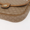 Celine Vintage Macadam Shoulder Bag Canvas and Leather