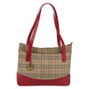 Secondhand Burberry Nova Check Tote canvas check pattern
