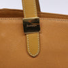 Secondhand Burberry Handle Tote Beige Leather Accessories
