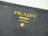 Secondhand Prada Zip Around Tab Wallet Saffiano