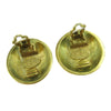 Secondhand Chanel CC Button Clip-On Earrings
