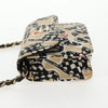 Secondhand Chanel Flap Card Holder on Chain Quilted Printed