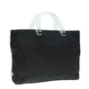 Secondhand Prada Resin Handle Tote Tessuto