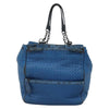 Secondhand Bottega Veneta Belted Zip Chain Tote Intrecciato Nappa with Snakeskin
