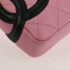 Chanel Cambon Zip Pouch Quilted Leather