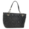 Secondhand Chanel Timeless CC Soft Tote Quilted Caviar
