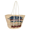 Secondhand Celine Classic Panier Basket Tote Embroidered Raffia