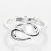 Secondhand Tiffany & Co. Elsa Peretti Open wave ring Silver 925