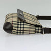 Secondhand Burberry Vintage Flap Crossbody Bag Haymarket
