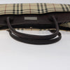 Secondhand Burberry Nova Check Handbag Nova Check Canvas and