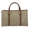 Gucci Vintage Duffle Bag GG Coated Canvas