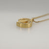Secondhand Christian Dior CD Pendant Necklace Gold-plated